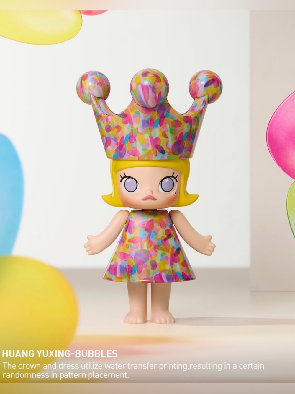 Pop Mart MEGA ROYAL MOLLY 100% Series 1 - Huang Yuxing Bubbles